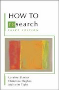How to research / Lorraine Blaxter, Christina Hughes and Malcolm Tight.