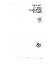 Report of the National Estate : report of the Committee of Inquiry into the National Estate.