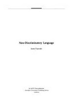 Non-discriminatory language / Anne Pauwels.