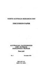 Australian nationhood and outback indigenous peoples / Peter Jull.