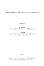 Archaeometry : an Australasian perspective / edited by W. Ambrose, P. Duerden.