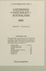 Gatherings of a naturalist in Australasia 1860 / G. Bennett.