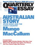 Australian story : Kevin Rudd and the lucky country / Mungo MacCallum.
