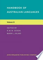 Handbook of Australian languages. Volume 3 / edited by R.M.W. Dixon and Barry J. Blake.