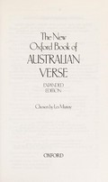 The New Oxford book of Australian verse / chosen by Les Murray.