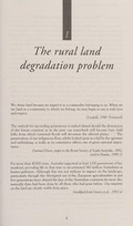 Rural land degradation in Australia / Arthur and Jeanette Conacher.