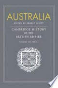 Australia / edited by Ernest Scott ; with a new introduction by G.C. Bolton.