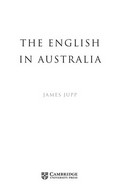 The English in Australia / James Jupp.