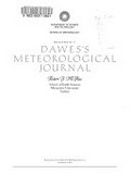Dawes's meteorological journal / Robert J. McAfee.