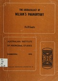 The archaeology of Wilson's promontory: by Peter J. F. Coutts.