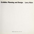 Exhibits : planning and design / Larry Klein.