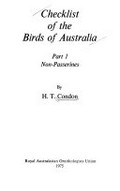Checklist of the birds of Australia / by H. T. Condon.