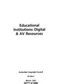 Educational institutions : digital & AV resources.