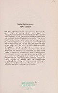 Mateship : a very Australian history / Nick Dyrenfurth.